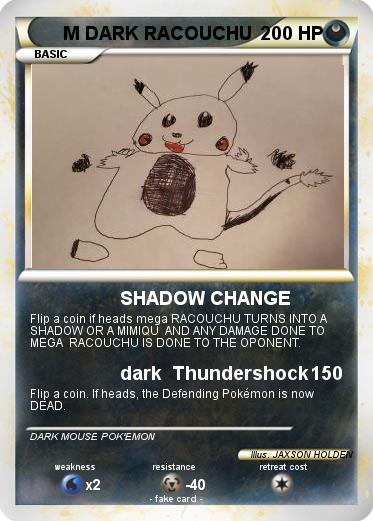 Pokemon M DARK RACOUCHU