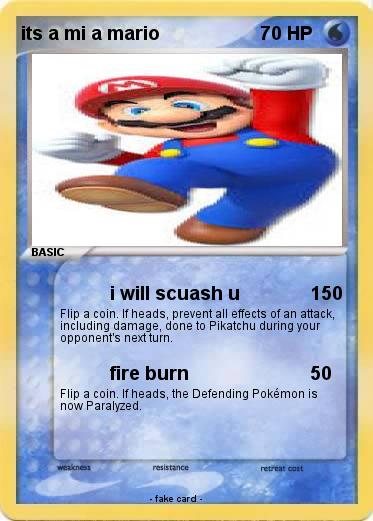 Pokemon its a mi a mario