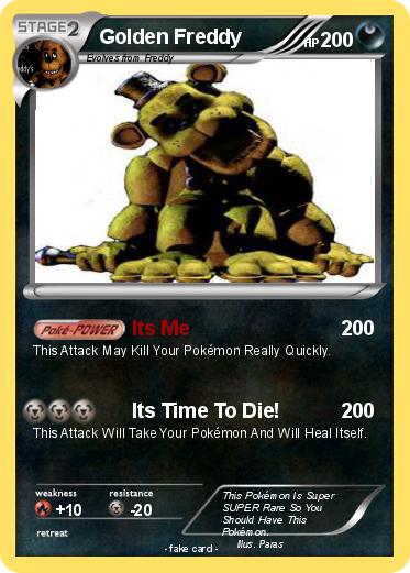 Pokemon Golden Freddy