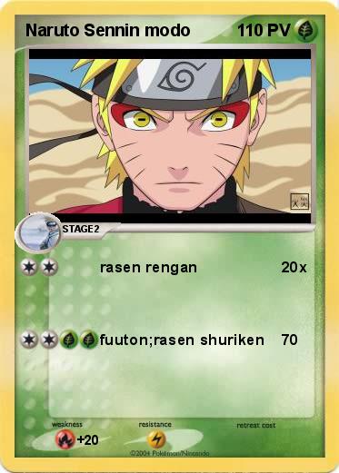 Pokemon Naruto Sennin modo