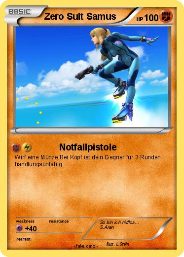 Pokemon Zero Suit Samus