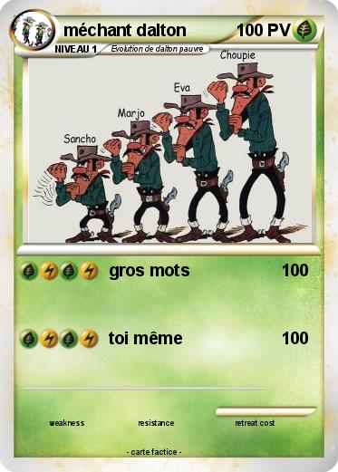 Pokemon méchant dalton