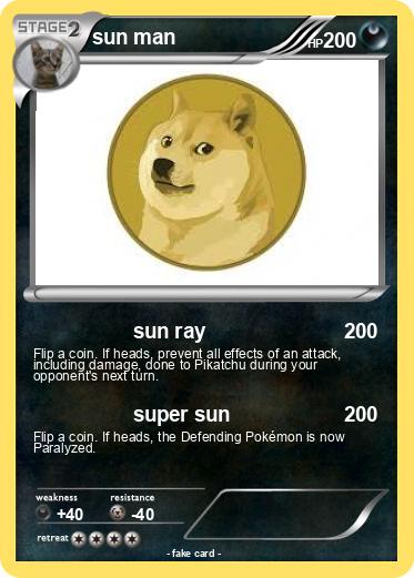 Pokemon sun man