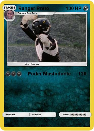 Pokemon Ranger Preto