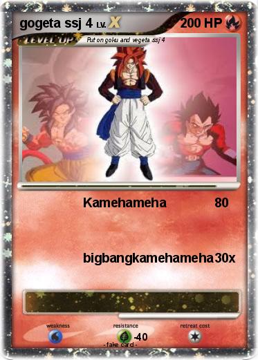Pokemon gogeta ssj 4