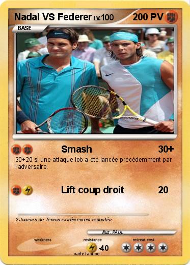 Pokemon Nadal VS Federer