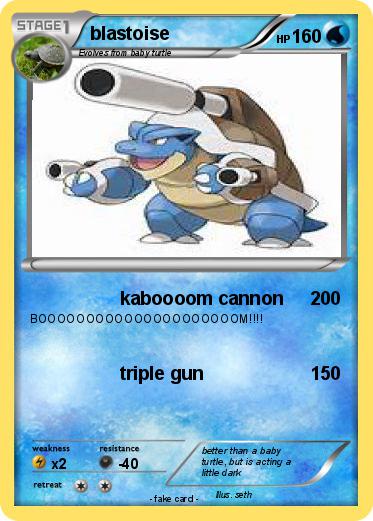 Pokemon blastoise
