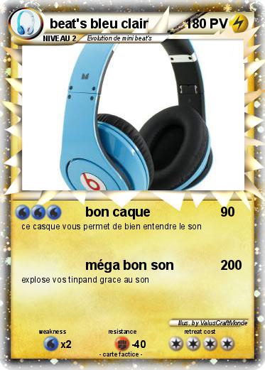 Pokemon beat's bleu clair