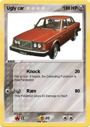 Pokemon Ugly car