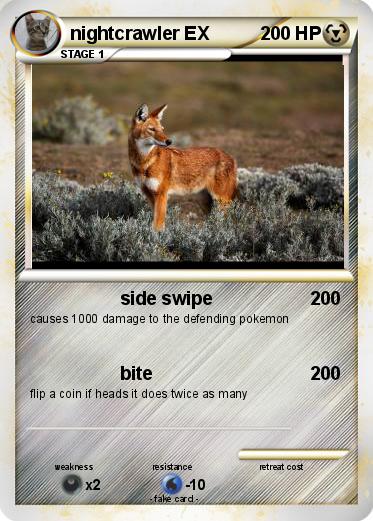 Pokemon nightcrawler EX