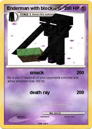 Pokemon Enderman with block