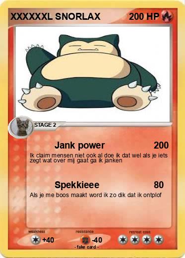 Pokemon XXXXXXL SNORLAX