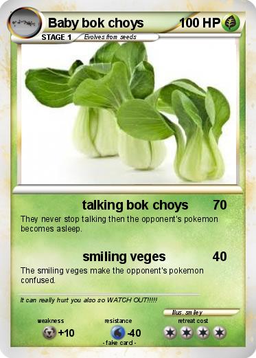 Pokemon Baby bok choys