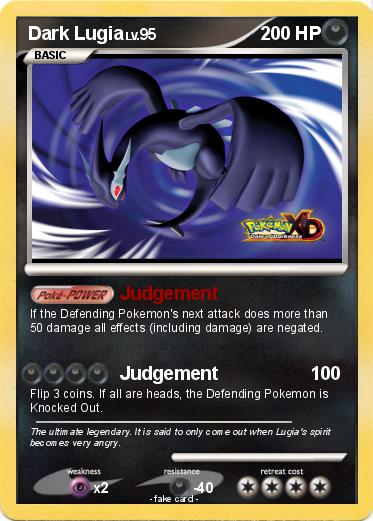 Pokemon Dark Lugia