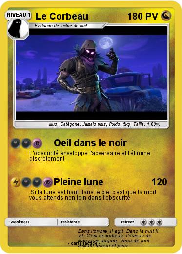 Pokemon Le Corbeau