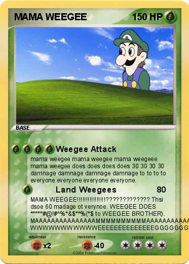 Pokemon MAMA WEEGEE