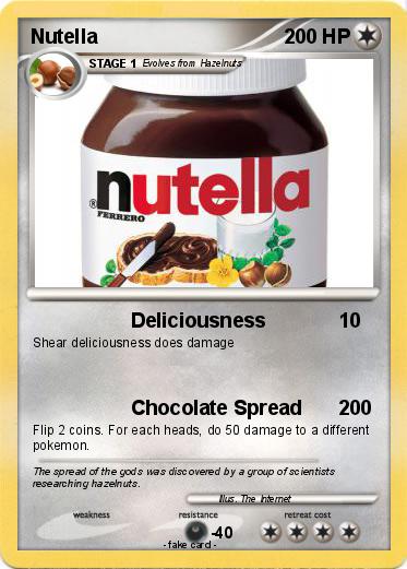 Pokemon Nutella