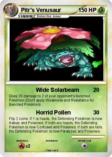 Pokemon Pitr's Venusaur