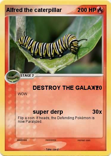 Pokemon Alfred the caterpillar