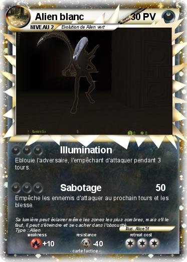 Pokemon Alien blanc
