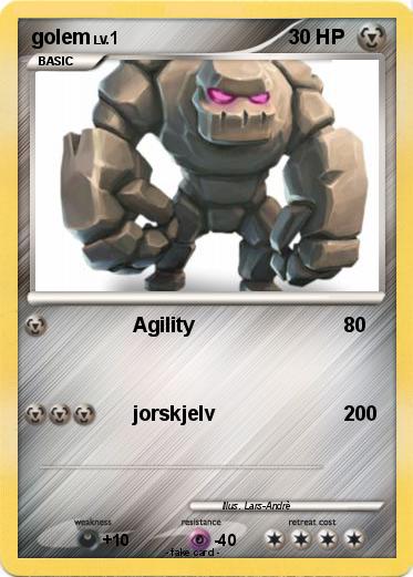 Pokemon golem