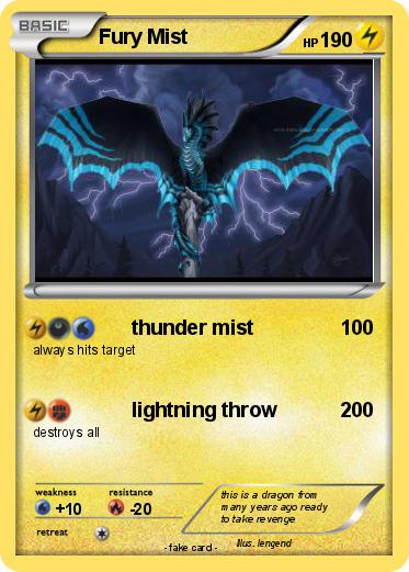 Pokemon Fury Mist