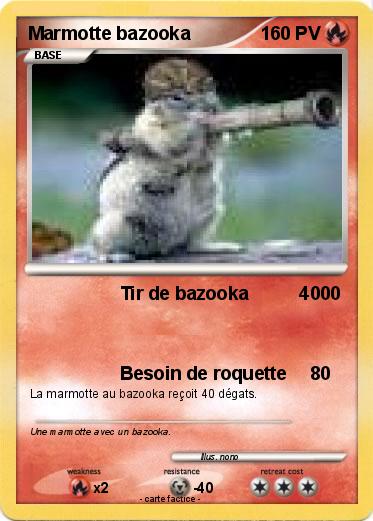 Pokemon Marmotte bazooka