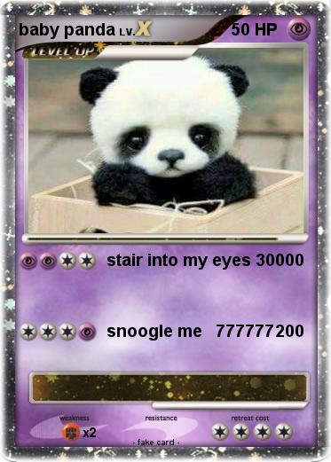 Pokemon baby panda