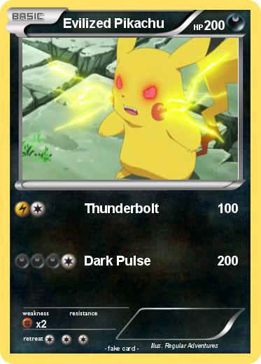 Pokemon Evilized Pikachu