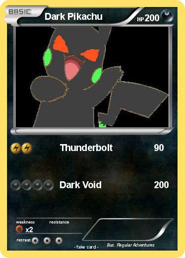 Pokemon Dark Pikachu