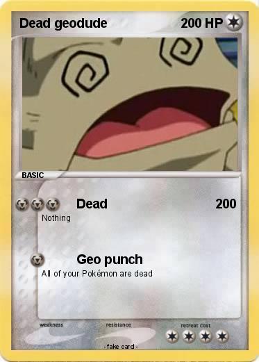 Pokemon Dead geodude