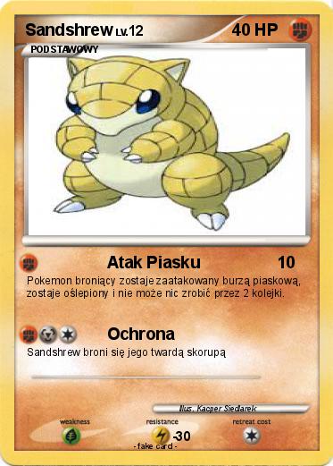 Pokemon Sandshrew