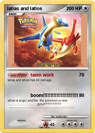 Pokemon latias and latios