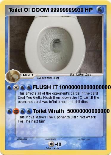Pokemon Toilet Of DOOM 999999999