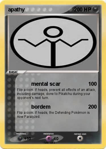 Pokemon apathy