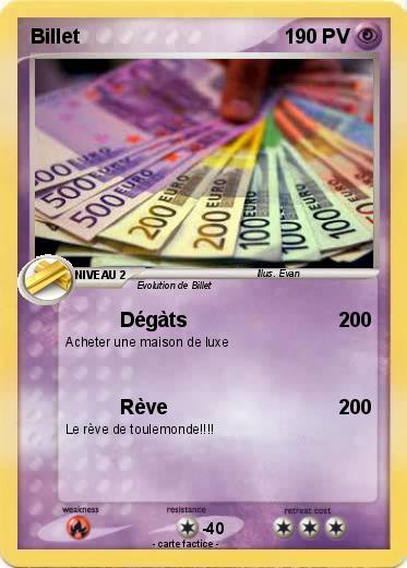 Pokemon Billet