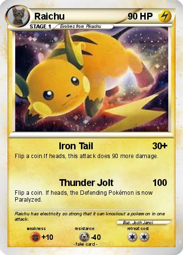 Pokemon Raichu