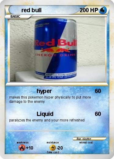 Pokemon red bull