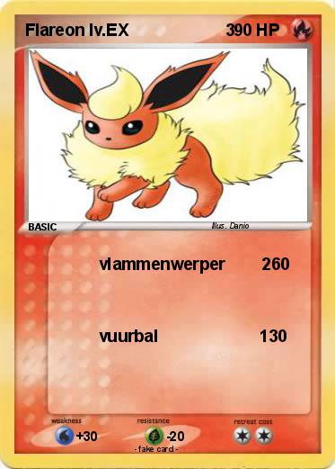 Pokemon Flareon lv.EX                     3