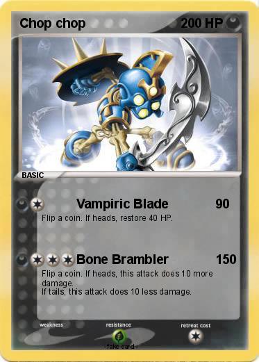 Pokemon Chop chop