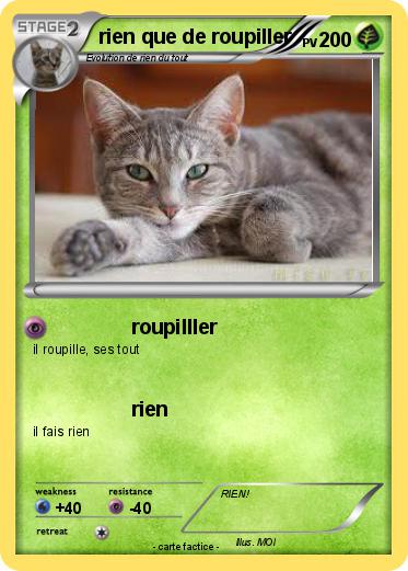Pokemon rien que de roupiller