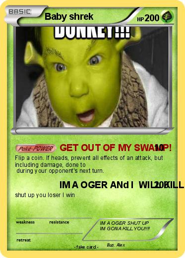 Pokemon Baby shrek