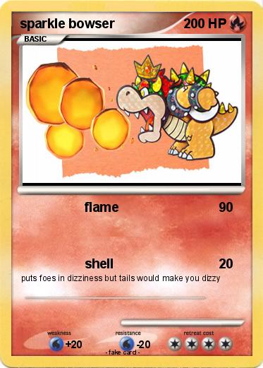 Pokemon sparkle bowser