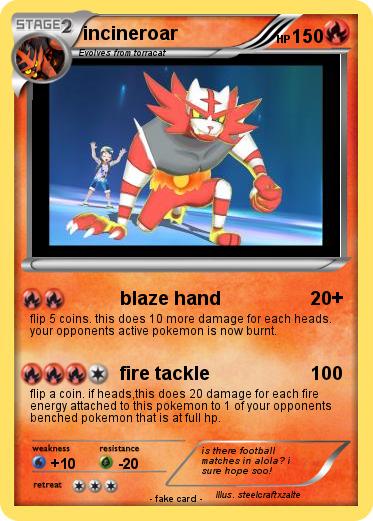 Pokemon incineroar