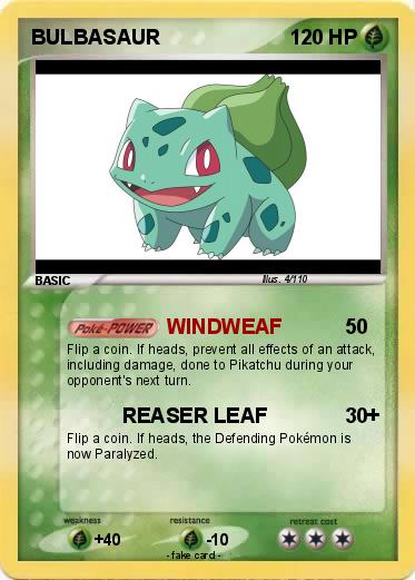 Pokemon BULBASAUR