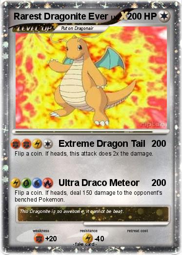 Pokemon Rarest Dragonite Ever