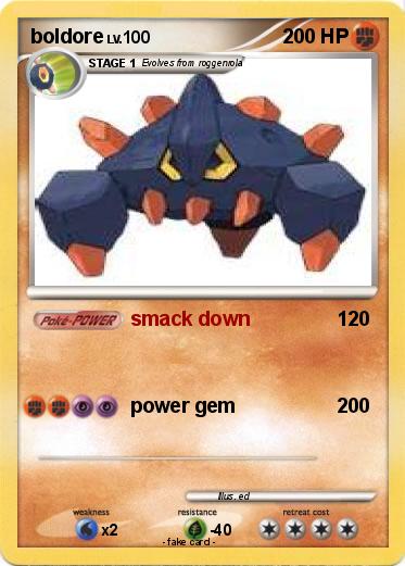 Pokemon boldore