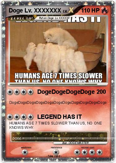 Pokemon Doge Lv. XXXXXXX