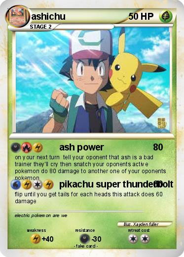Pokemon ashichu