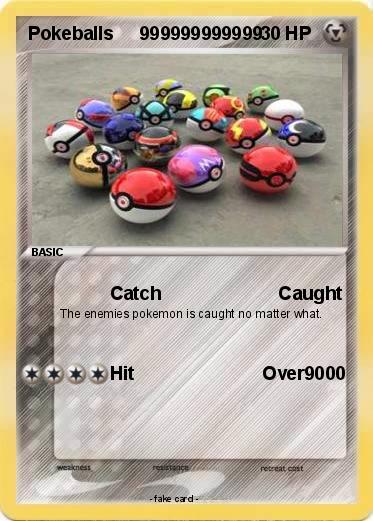 Pokemon Pokeballs     999999999999